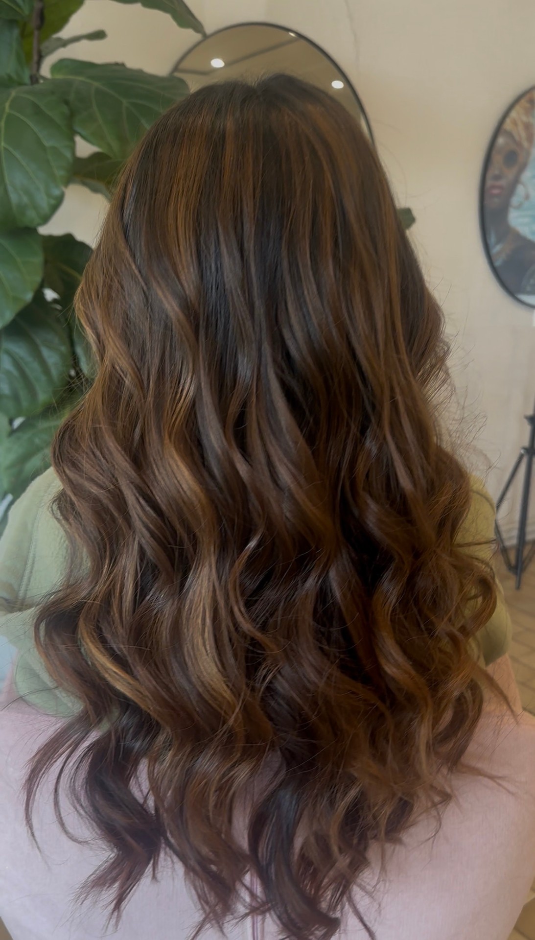 Freshly toned salon colour