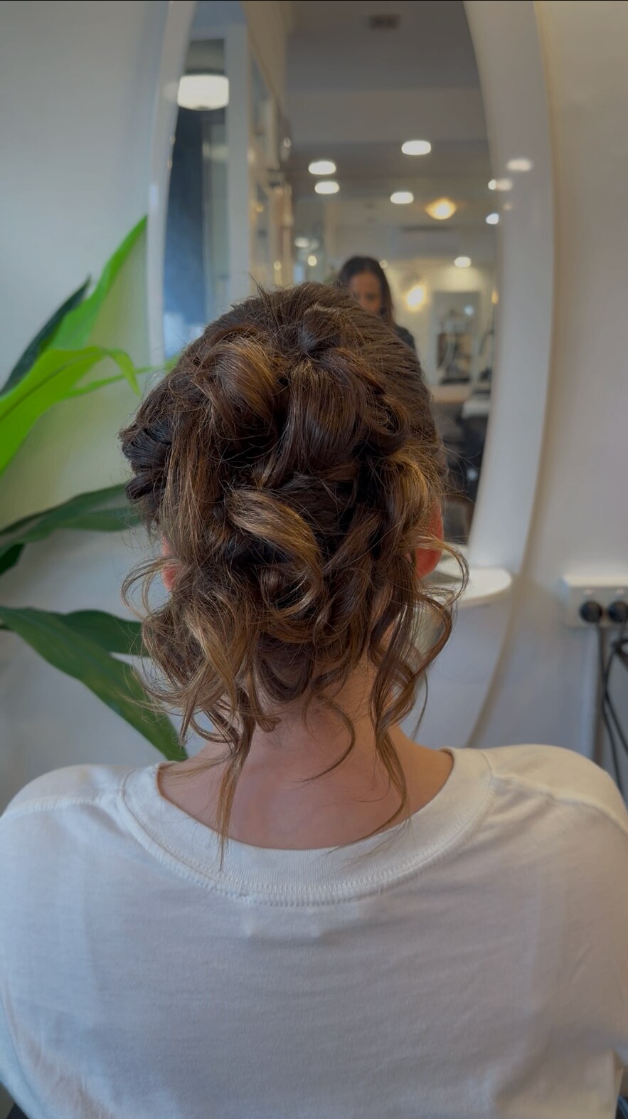 Romantic textured updo for special occasions